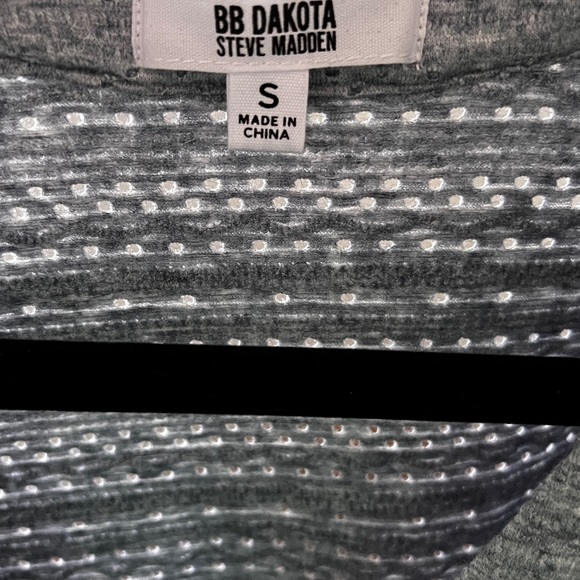 BB Dakota x Steve Madden Before You Sleeve Cardigan in Blue Denim SMALL - Picture 4 of 6